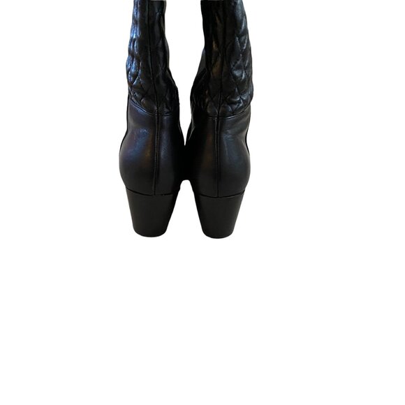 Cole Haan Everly Boots Black Size 6.5 Stealth Wealth Preppy Equestrian Classic - Picture 8 of 15